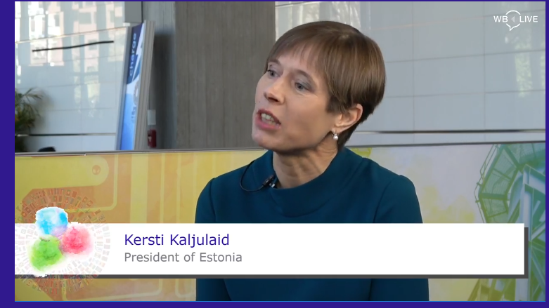 Spring Meetings 2018 Global Voices: Interview with Kersti Kaljulaid